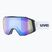 Lyžařské brýle UVEX Gravity FM S2 black matt/mirror blue