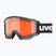 Lyžařské brýle UVEX Athletic LGL black matt/orange/clear