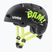 Dětská helma UVEX Kid 4 Style bam black/lime matt
