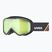 Dětské lyžařské brýle UVEX Speedy Nova FM S2 black matt/mirror green