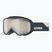 Dětské lyžařské brýle UVEX Speedy Nova FM S2 black matt/mirror silver