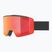 Lyžařské brýle UVEX Ignite FM S3 black matt/mirror red