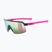 Dětské sluneční brýle UVEX Dyrt Jr black pink mat/mirror pink
