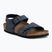 Dětské sandály BIRKENSTOCK New York Birkibuc Narrow navy