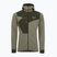 Pánská trekingová mikina Salewa Puez 2 Dry Hood FZ dark olive melange