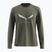 Pánské tričko Longsleeve Salewa Solidlogo Dry faded green