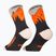 Ponožky DYNAFIT Traverse Crew black out ultra orange/4220