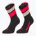 Ponožky DYNAFIT Ultra Mid black out ultra coral/6A10
