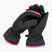 Dětské lyžařské rukavice Reusch Alan black/pink glo