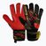 Brankářské rukavice Reusch Attrakt Solid black/gold/fiery red