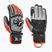 Pánské lyžařské rukavice Reusch Worldcup Warrior SC black/silver/fluo red