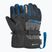 Dětské lyžařské rukavice Reusch Rocket GORE-TEX black/black melange/brilliant blue