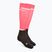 Dámské kompresní běžecké ponožky  CEP Tall 4.0 pink/black