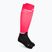 Pánské kompresní běžecké ponožky   CEP Tall 4.0 pink/black