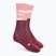 Dámské kompresní běžecké ponožky  CEP 4.0 Mid Cut rose/dark red