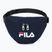 Ledvinka FILA Fortaleza Small Street Waist Bag Big Logo black iris
