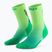 Dámské kompresní ponožky CEP Run Edt. Gradient Mid Cut Compression 5.0 green/lime fade