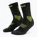 Dámské kompresní ponožky CEP Run Mid Cut 5.0 black/lime