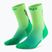 Pánské kompresní ponožky CEP Run Edt. Gradient Mid Cut Compression 5.0 green/lime fade