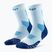 Pánské kompresní ponožky CEP PRun Mid Cut 5.0 ice/blue