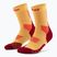 Pánské kompresní ponožky CEP Run Mid Cut 5.0 marigold/burgundy