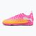 Dětské kopačky PUMA Future 9 Play TT poison pink/puma white/sun stream/bright aqua/puma black