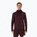 Pánská běžecká mikina ASICS Road Winter Ls Hoodie dark currant