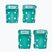 Sada dětských chráničů  Globber Toddler emerald green/shapes