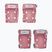 Sada dětských chráničů  Globber Toddler deep pastel pink/shapes