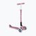 Dětská tříkolová koloběžka Globber Junior Primo Foldable Lights Eco berry