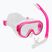 Potápěčská sada TUSA Maska + šnorchl růžová UC-0211PFY