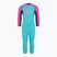 Dětský neopren   O'Neill Toddler Reactor-2 2 mm Back Zip Full dg5/lt aqua/graph/berry