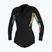 Dámský plavecký neopren  O'Neill Bahia 2/1 Front Zip Short Spring black/mikah floral/black