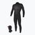 Pánský plavecký neopren O'Neill Mutant Legend 5/4 mm Chest Zip with Hood Full black/tempered steel
