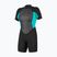 Dámský plavecký neopren O'Neill Reactor-2 2mm Back Zip SS Spring IS7 black/light aqua