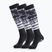 Lyžařské ponožky Surfanic Pro Tech balení 3 ks Fairisle black