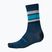 Cyklistické ponožky  Endura BaaBaa Merino Stripe blueberry