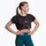 Dámský top Gymshark KK Twins Raw Crop Top black/grey