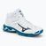 Pánské volejbalové boty Mizuno Wave Mid Voltage white/sailor blue/silver