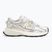 Dámské boty KARL LAGERFELD Orion Sidetrim white leather/textile w/silver