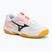 Dětské tenisové boty Mizuno Break Shot 5 Jr CC white/calypso coral/citrus