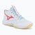 Dámské volejbalové boty Mizuno Wave Momentum Pro Mid white/calypso coral/pale banana
