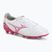 Kopačky Mizuno Morelia Neo IV Pro FG white/fuchsia purple/fuchsia purple