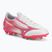 Dětské kopačky Mizuno Alfa III Select Jr FG white/fuchsia purple