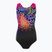 Speedo Digital Placement Splashback dětské jednodílné plavky černo-růžové 8-00262514738