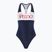 Dámské jednodílné plavky Speedo Colourblock Racerback peacoat