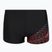 Pánské plavecké boxerky Speedo Medley Logo Aquashort black/neon coral