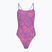 Dámské jednodílné plavky Speedo FL Printed Web Back coral cluster/indigo glow