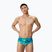 Pánské plavecké boxerky Speedo Printed 13.5 cm Brief sunset grove/green