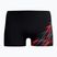 Pánské plavecké boxerky Speedo Medley Logo Aquashort anthracite/hrr